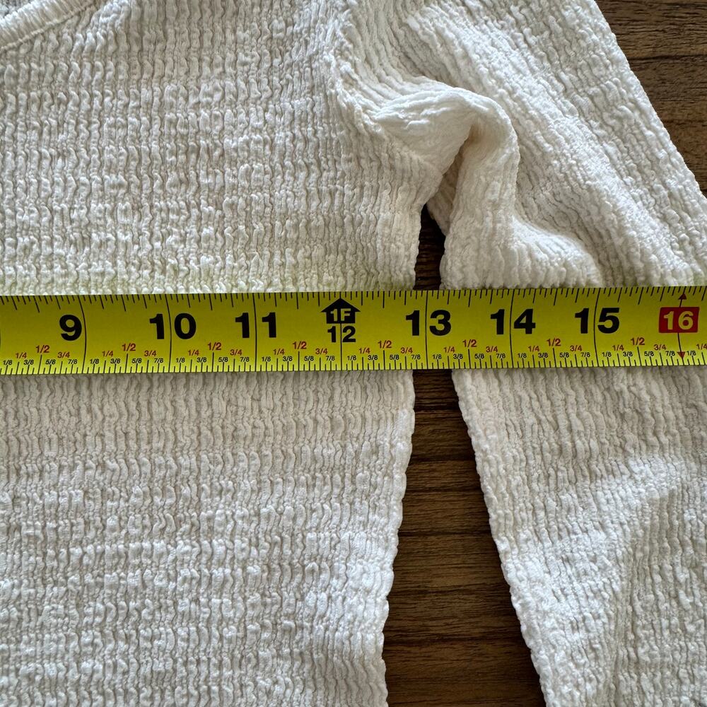 Rylee + Cru Textured Long Sleeve Tee - Size XS - Picture 4 of 5